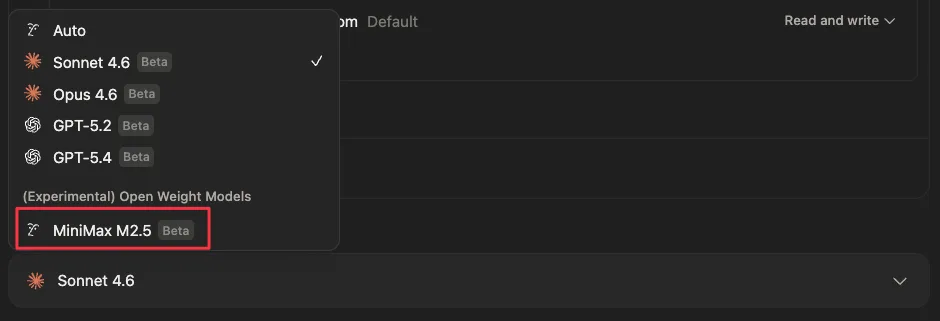 Available LLMs for Custom Agents